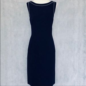 Ann Taylor Navy Sheath Dress